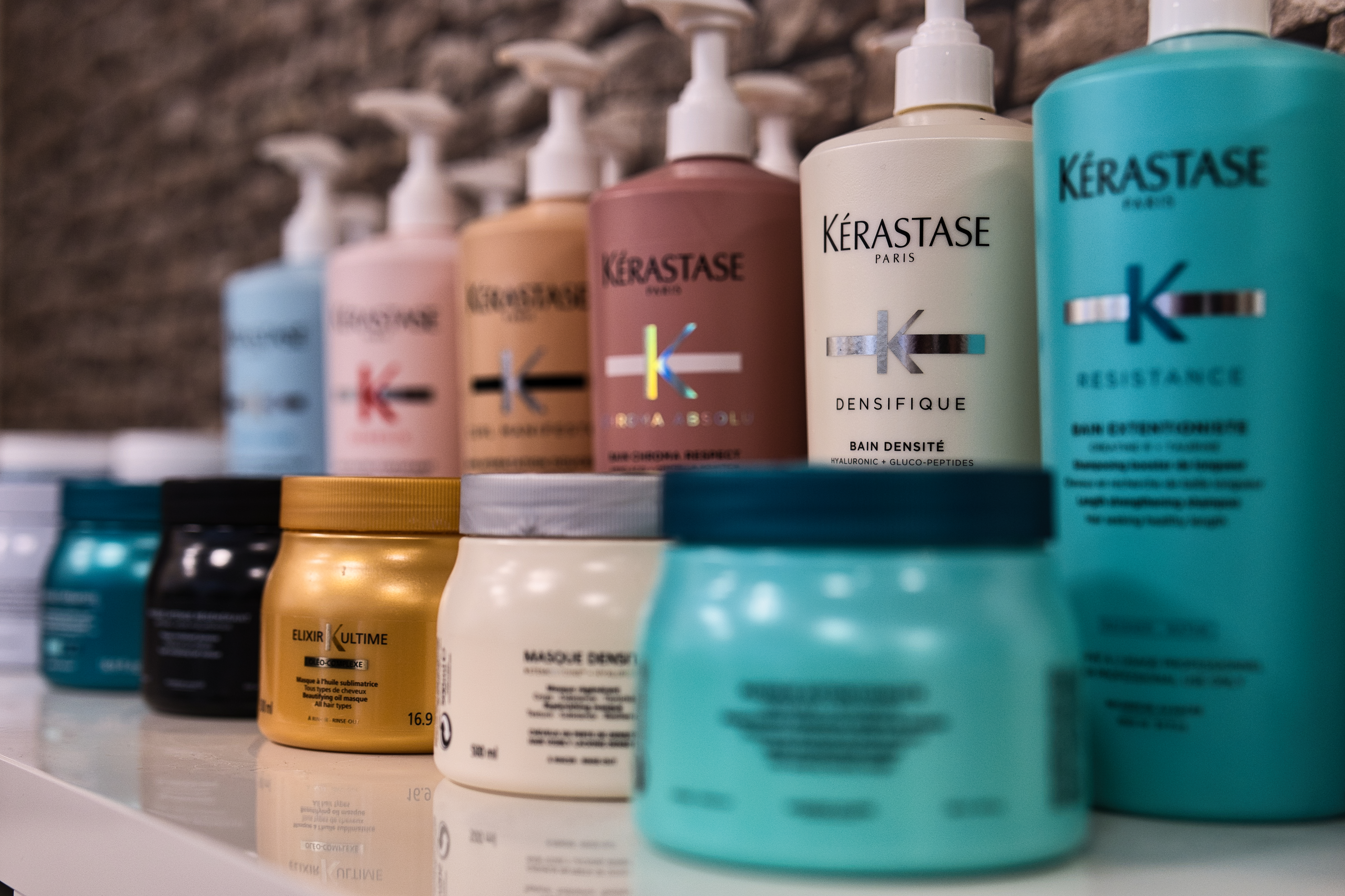 Produktecke mit Kérastase Produkten